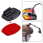 PULUZ 2 Flachhalterungen + 2 Klebestreifen für PULUZ Action-Sportkameras, Jaws Flex Clamp Halterung für GoPro, Insta360, DJI und andere Actionkameras, Aufkleberpaket B