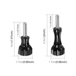 PULUZ CNC-gefräster Aluminium-Daumenknopf mit Edelstahl-Schraubenmuttern-Set für GoPro, Insta360, DJI und andere Action-Kameras, 2 schwarze Schrauben (Aluminium), 2 goldene Schrauben (Aluminium), 2 blaue Schrauben (Aluminium), 2 rote Schrauben (Aluminium)