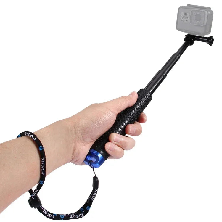 PULUZ Ausziehbares Handstativ für GoPro, Insta360, DJI und andere Action-Kameras, Länge: 19–49 cm