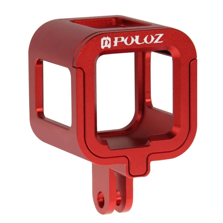 PULUZ Gehäuse aus CNC-gefrästem Aluminium mit integriertem Schutzrahmen für GoPro HERO5 Session / HERO4 Session / HERO Session, für HERO4 Session mit Rahmen, für HERO5 Session mit Rahmen, für HERO5 Session