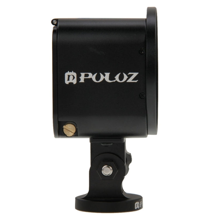 PULUZ Gehäuse-Schutzkäfig-Set aus CNC-gefrästem Aluminium mit Metallschlüssel, Objektivdeckel, Schraube und Stativadapter für GoPro HERO5 Session / HERO4 Session / HERO4 Session