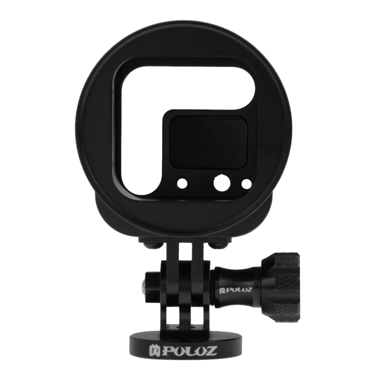 PULUZ Gehäuse-Schutzkäfig-Set aus CNC-gefrästem Aluminium mit Metallschlüssel, Objektivdeckel, Schraube und Stativadapter für GoPro HERO5 Session / HERO4 Session / HERO4 Session