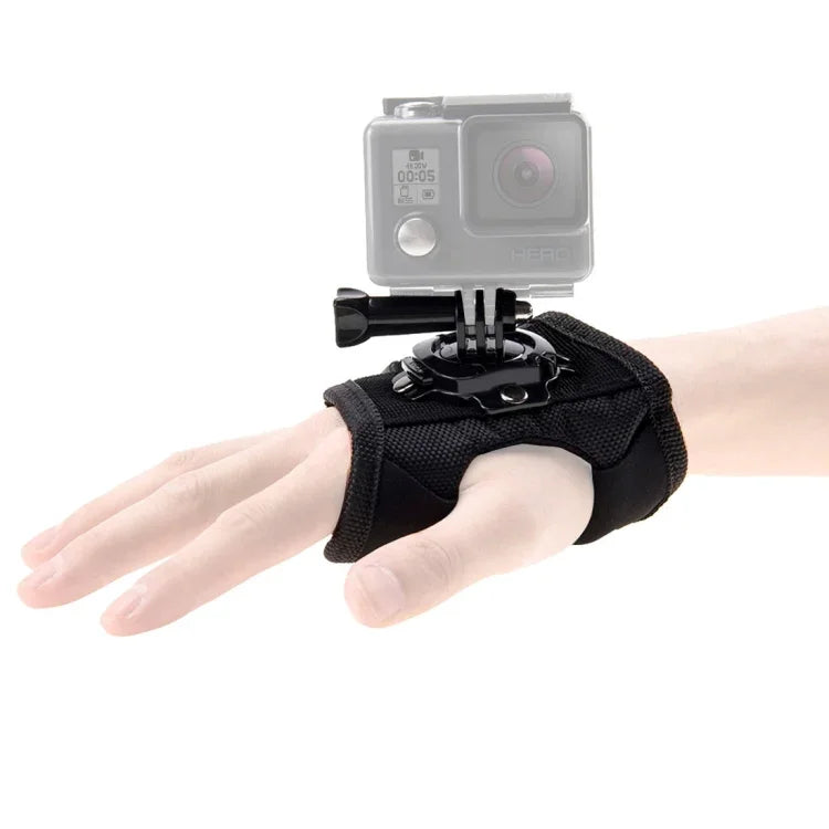 PULUZ 360-Grad-Drehgelenk-Handschuh-Halterung für GoPro, Insta360, DJI und andere Action-Kameras, Handschuh-Handgelenkschlaufe