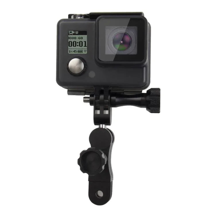 PULUZ CNC-gefräste Aluminium-Kugelgelenkhalterung mit 2 langen Schrauben für GoPro, Insta360, DJI und andere Action-Kameras, CN-Lagerbestand
