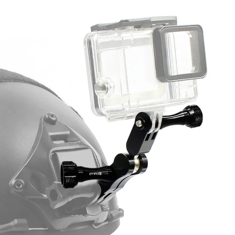 PULUZ CNC-gefräste Aluminium-Kugelgelenkhalterung mit 2 langen Schrauben für GoPro, Insta360, DJI und andere Action-Kameras, CN-Lagerbestand