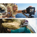 PULUZ ABS-Kunststoffgehäuse mit Rahmenhalterung, Schutzhülle, Sockel und langer Schraube für GoPro HERO (2018) /7 Schwarz /6 /5, für GoPro HERO6 /5