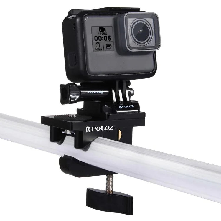 PULUZ Universal-Befestigungsklemme aus Aluminiumlegierung für GoPro, Insta360, DJI und andere Action-Kameras, Befestigungsklemme