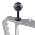 PULUZ 1/4-Zoll-Schraub-Kugelgelenkadapter aus Aluminium für GoPro, Insta360, DJI und andere Action-Kameras, Durchmesser: 2,5 cm, 1/4-Zoll-Schraube (Schwarz), 1/4-Zoll-Schraube (Blau)