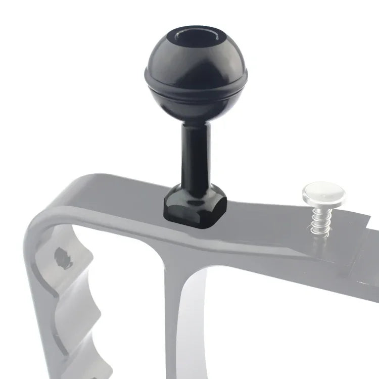 PULUZ 1/4-Zoll-Schraub-Kugelgelenkadapter aus Aluminium für GoPro, Insta360, DJI und andere Action-Kameras, Durchmesser: 2,5 cm, 1/4-Zoll-Schraube (Schwarz), 1/4-Zoll-Schraube (Blau)