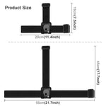 PULUZ Elastisches Befestigungsband, verstellbares Kopfband für GoPro, Insta360 ONE R, DJI Osmo Action und andere Action-Kameras, Kopfband
