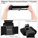PULUZ Elastisches Befestigungsband, verstellbares Kopfband für GoPro, Insta360 ONE R, DJI Osmo Action und andere Action-Kameras, Kopfband