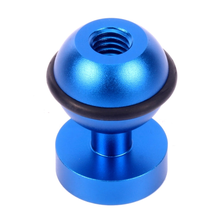PULUZ CNC Aluminium Kugelkopf-Adapterhalterung für GoPro, Insta360, DJI und andere Action-Kameras, Durchmesser: 2,5 cm, CNC-Aluminium (Schwarz)