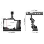 PULUZ Videokamerakäfig-Stabilisator mit Griff für Canon EOS M50, für Canon EOS M50