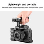 PULUZ Videokamerakäfig-Stabilisator mit Griff für Canon EOS M50, für Canon EOS M50