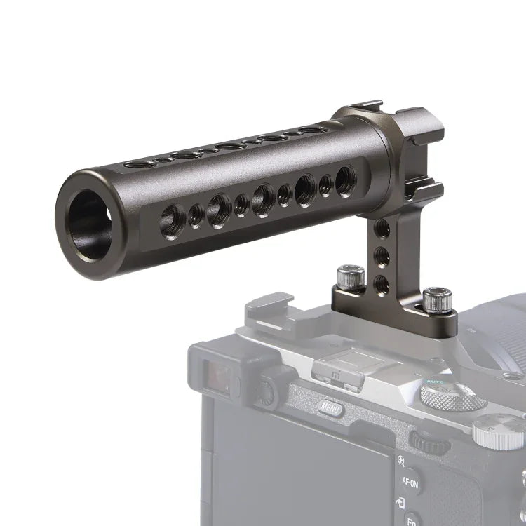 PULUZ Handheld-Videostabilisator-Topgriff mit 3 Blitzschuhanschlüssen für Kamerakäfige, für Kamerakäfig-Topgriff