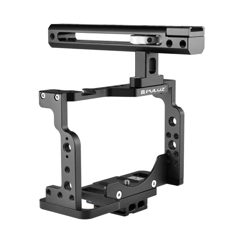 PULUZ Videokamerakäfig mit Griff für Nikon Z6 / Z7, Kamerakäfig mit Griff für Nikon Z6 / Z7