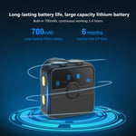 PULUZ Magnetisches Lavalier Wireless Mikrofon mit Ladekoffer, 8-Pin RX-Empfänger und 2 TX-Mikrofone, 8-Pin 2 TX + 1 RX, mit Ladekoffer