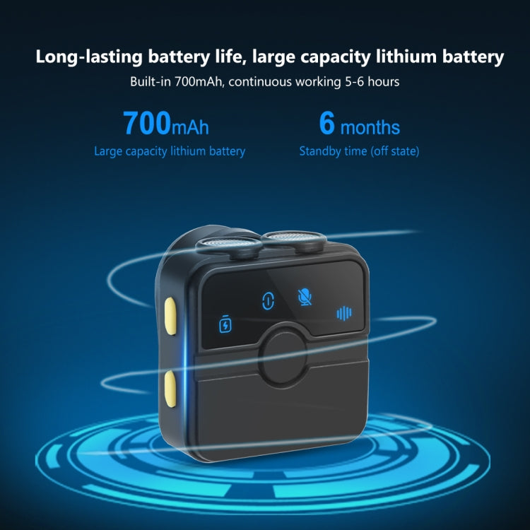 PULUZ Magnetisches Lavalier Wireless Mikrofon mit Ladekoffer, 8-Pin RX-Empfänger und 2 TX-Mikrofone, 8-Pin 2 TX + 1 RX, mit Ladekoffer