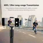 PULUZ Magnetisches Lavalier Wireless Mikrofon mit Ladekoffer, 8-Pin RX-Empfänger und 2 TX-Mikrofone, 8-Pin 2 TX + 1 RX, mit Ladekoffer
