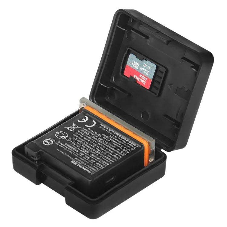 PULUZ Aufbewahrungsbox für Hartplastik-Akkus für DJI Osmo Action 6 / 5 Pro / Action 4 / GoPro HERO13 Black / 12 Black / 11 Black / 10 Black / 9 Black AHDBT-901 Enduro-Akku, AHDBT-901