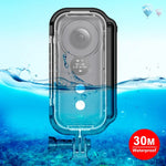 PULUZ 30 m wasserdichtes Unterwassergehäuse für Insta360 ONE X, mit Schnallenbefestigung und Schraube, für Insta360 ONE X