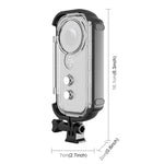 PULUZ 30 m wasserdichtes Unterwassergehäuse für Insta360 ONE X, mit Schnallenbefestigung und Schraube, für Insta360 ONE X