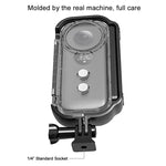 PULUZ 30 m wasserdichtes Unterwassergehäuse für Insta360 ONE X, mit Schnallenbefestigung und Schraube, für Insta360 ONE X