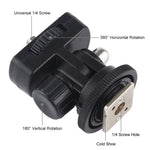 PULUZ 1/4-Zoll-Schraubgewinde-Blitzschuh-Stativadapter, Montageadapter