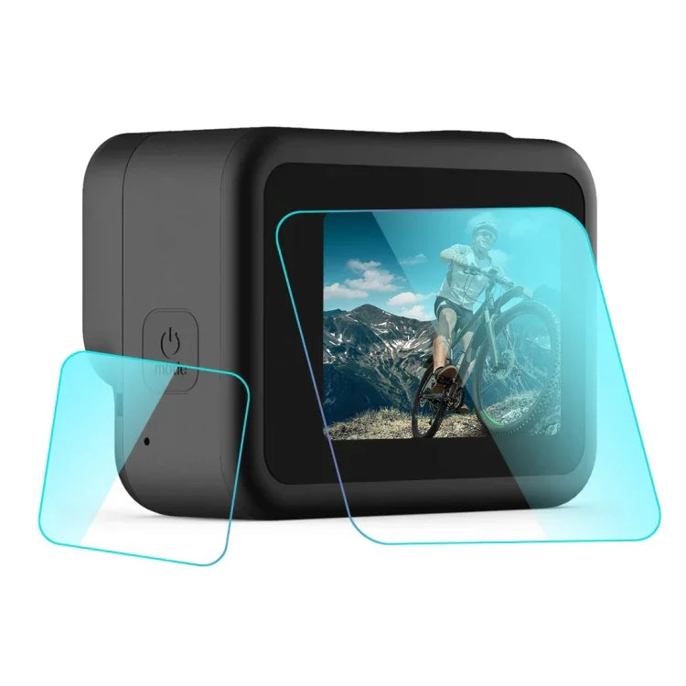PULUZ Schutzfolie aus gehärtetem Glas (9H 2.5D) für GoPro HERO8 Black Objektiv + LCD-Display, passend für GoPro HERO8 Black
