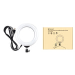 PULUZ 6,2 Zoll 16cm USB 10 Modi 8 Farben RGBW dimmbarer LED-Ring Vlogging Fotografie Video Licht mit Stativ Kugelkopf, 6,2 Zoll RGBW