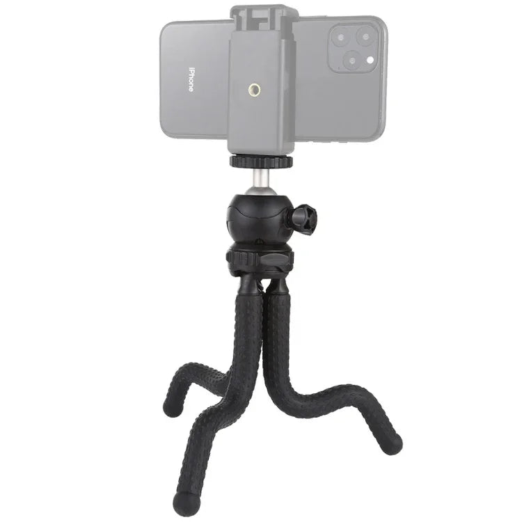 PULUZ Mini Octopus Flexibler Stativhalter mit Kugelkopf für Spiegelreflexkameras, GoPro, Handys, Größe: 25 cm x 4,5 cm, 25 cm Stativ