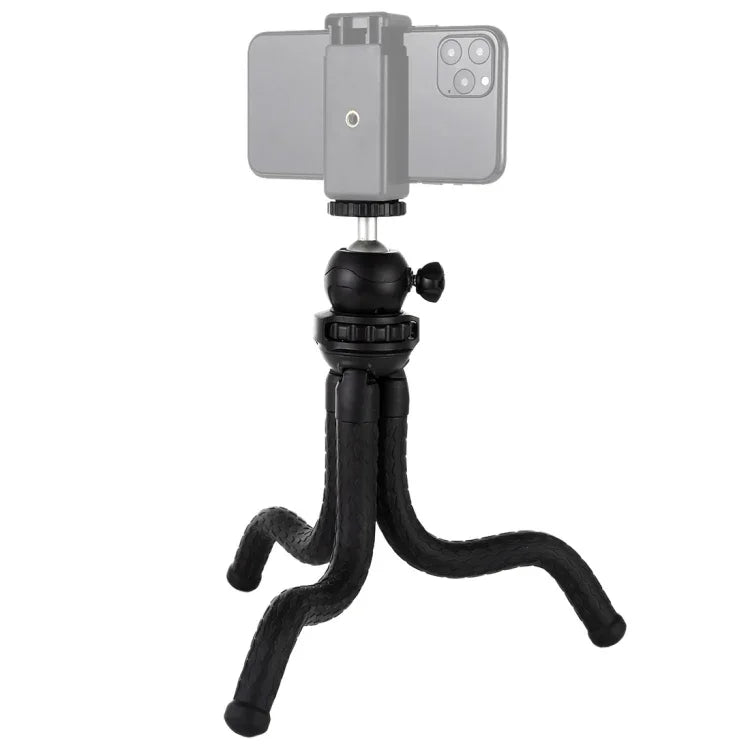 PULUZ Mini Octopus Flexibler Stativhalter mit Kugelkopf für Spiegelreflexkameras, GoPro, Handys, Größe: 30 cm x 5 cm, 30 cm Stativ