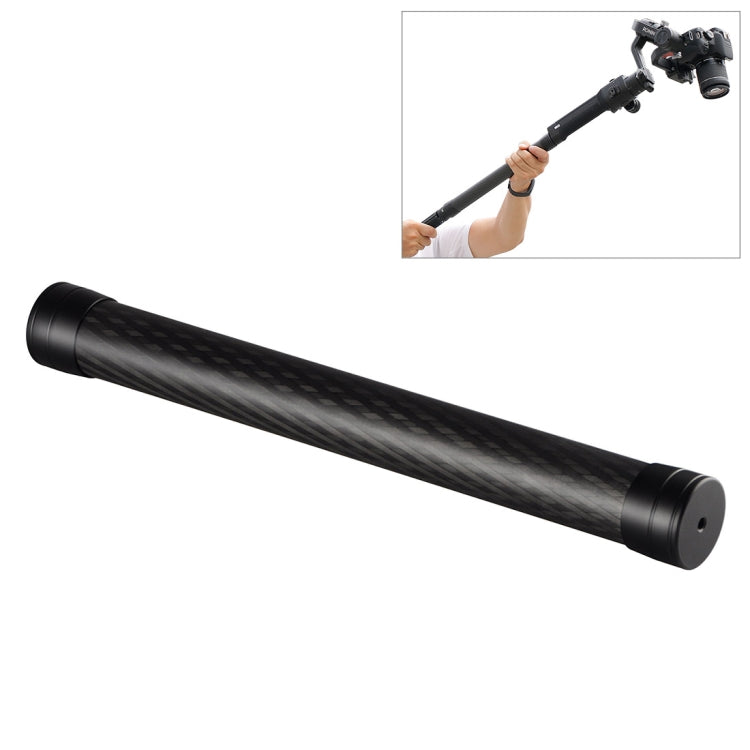 PULUZ Carbonfaser-Verlängerungsstange für DJI / MOZA / Feiyu V2 / Zhiyun G5 / SPG Gimbal, Länge: 35 cm