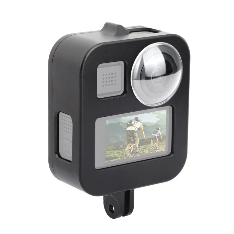 PULUZ Gehäuse aus CNC-gefrästem Aluminium, Schutzkäfig für GoPro Max, Aluminiumlegierungskäfig
