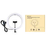 PULUZ 11,8 Zoll 30cm USB 3 Modi dimmbarer Dual Farbtemperatur LED gewölbter Diffusor Licht Ring Vlogging Selfie Fotografie Video Licht mit Telefonhalterung, 11,8 Zoll