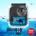 PULUZ 45m Unterwassergehäuse, wasserdicht, Tauchkoffer für GoPro MAX, mit Schnallenhalterung und Schraube, wasserdichtes Gehäuse