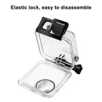 PULUZ 45m Unterwassergehäuse, wasserdicht, Tauchkoffer für GoPro MAX, mit Schnallenhalterung und Schraube, wasserdichtes Gehäuse
