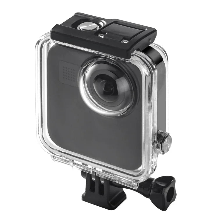 PULUZ 45m Unterwassergehäuse, wasserdicht, Tauchkoffer für GoPro MAX, mit Schnallenhalterung und Schraube, wasserdichtes Gehäuse