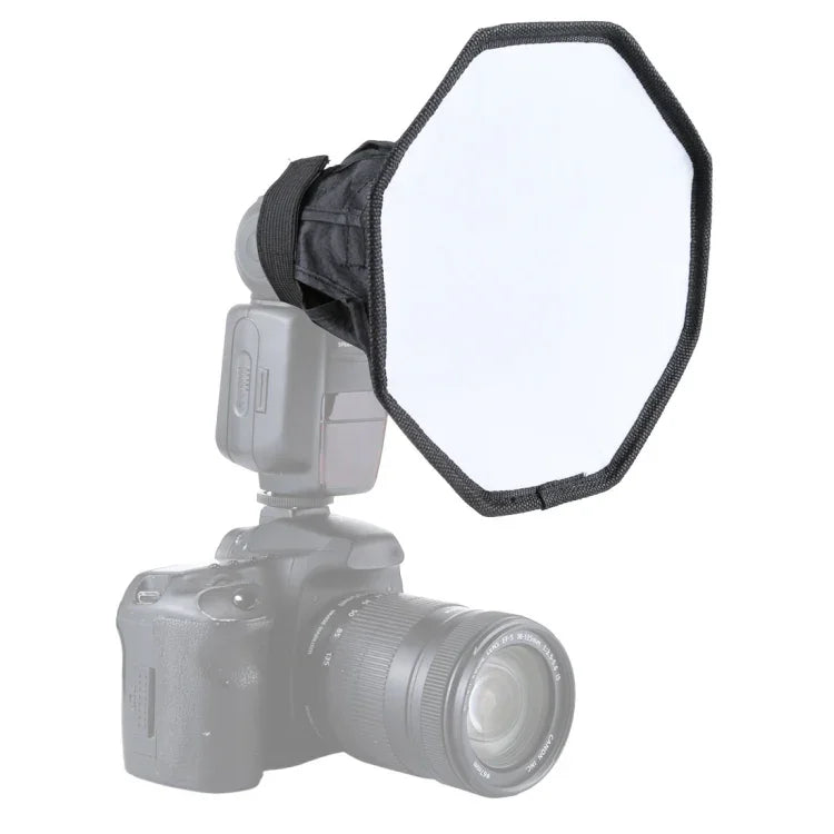 PULUZ 20cm achteckige, faltbare Softbox mit Diffusor für weiches Blitzlicht, 20cm achteckig