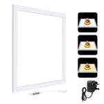 PULUZ 1000LM LED Acryl-Lichtmatte ohne Polaritätsverzerrung, dimmbar, schattenfrei, mit Schalter für 40cm Fotostudiobox, Licht (US), Licht (UK), Licht (EU)