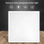 PULUZ 1000LM LED Acryl-Lichtmatte ohne Polaritätsverzerrung, dimmbar, schattenfrei, mit Schalter für 40cm Fotostudiobox, Licht (US), Licht (UK), Licht (EU)