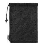 PULUZ Aufbewahrungstasche mit Kordelzug für GoPro, Insta360, DJI und anderes Action-Kamera-Zubehör, Flanelltasche, Größe: 24,5 cm x 20,5 cm, Nylon-Netztasche, Größe: 21,5 cm x 15,5 cm