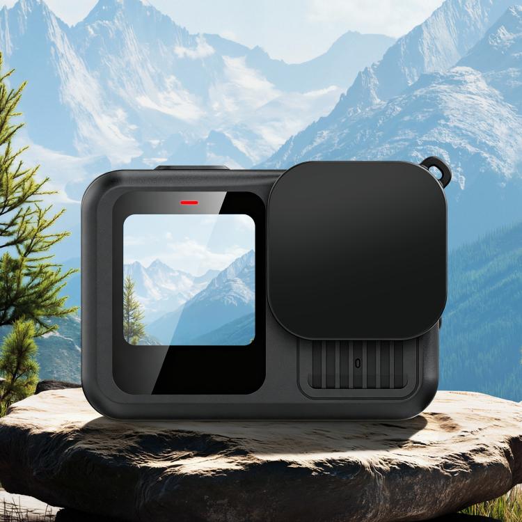 PULUZ Objektivschutzkappe aus weichem, kratzfestem TPU-Gummi für GoPro HERO12 Black /11 Black /10 Black /9 Black, passend für GoPro HERO12 Black Objektivkappe