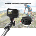 PULUZ Faltbarer Fingerstativadapter für GoPro HERO 4K 2024 / HERO13 Black / 12 Black / 11 Black / 11 Black mini / 10 Black / 9 Black / 8 Black / Max, Faltbares Fingerstativ für GoPro HERO13 Black