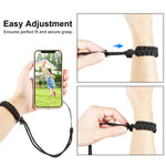 PULUZ Geflochtenes Sport-Kamera-Armband mit Anti-Verlust-Funktion und verstellbarer Handgelenkschlaufe