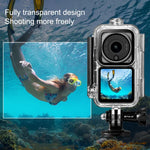 PULUZ 60m wasserdichtes Gehäuse/Tauchkoffer für DJI Action 2 Kameraeinheit / Action 2 Power Combo / Action 2 Dual-Screen Combo, Tauchkoffer