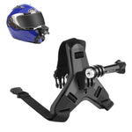 PULUZ Motorcycle Helmet Chin Strap Mount for GoPro, DJI Osmo Action and Other Action Cameras, Helmet Chin Strap (Black), Helmet Chin Strap (Blue), Helmet Chin Strap (Orange)