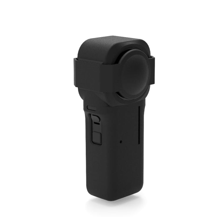 PULUZ Silikon-Schutzhülle mit Objektivabdeckung für Insta360 One RS 1-Zoll 360 Edition, Silikonhülle (Rot), Silikonhülle (Schwarz)