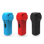 PULUZ Silikon-Schutzhülle mit Objektivabdeckung für Insta360 One RS 1-Zoll 360 Edition, Silikonhülle (Rot), Silikonhülle (Schwarz)