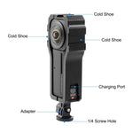 PULUZ Protective Cage Rig Housing Frame with Cold Shoe for Insta360 ONE RS 1-Inch 360 Edition, Protective Cage